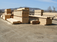 Építőipari tömörfa termékek, Fenyő fűrészáru - Épületfa